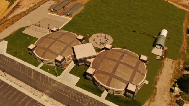 Ariel view of Monticello Montessori campus